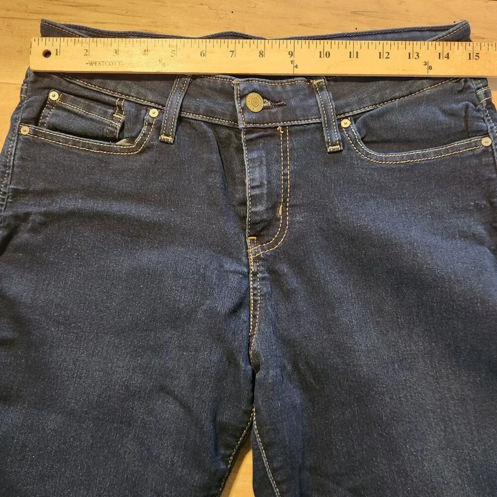 Levi Strauss Signature Gold Jeans Mid-Rise Skinny Blue Denim Womens W30 I32 EUC‎ - Picture 10 of 12